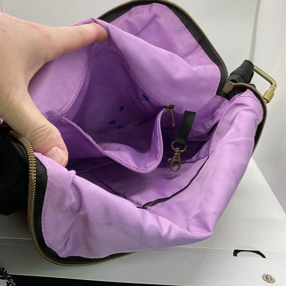 Travelon Quilted Black Crossbody Bag